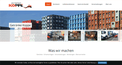 Desktop Screenshot of getraenke-koppe.de