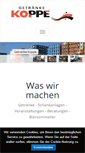 Mobile Screenshot of getraenke-koppe.de